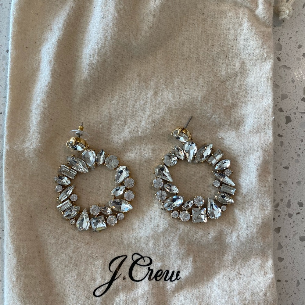 J crew statement earrings